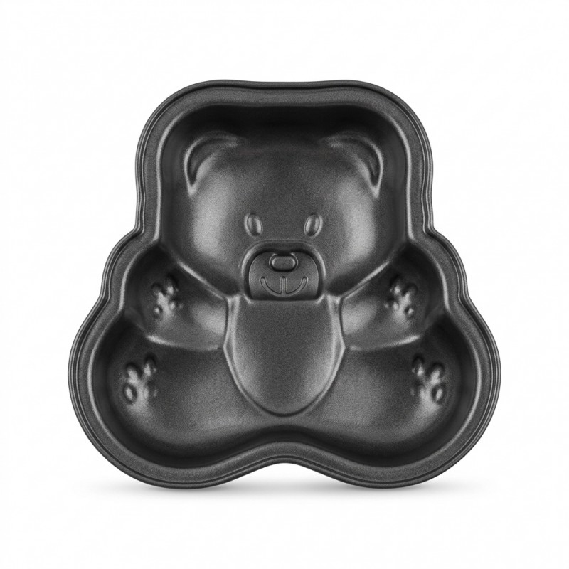 Forma ursulet teflonata 11 cm pentru prajituri briose copii copt cuptor Adison
